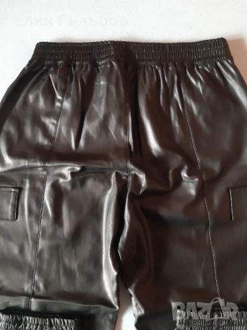 Панталон дамски, кожен Bershka чисто нов, снимка 10 - Панталони - 53467182