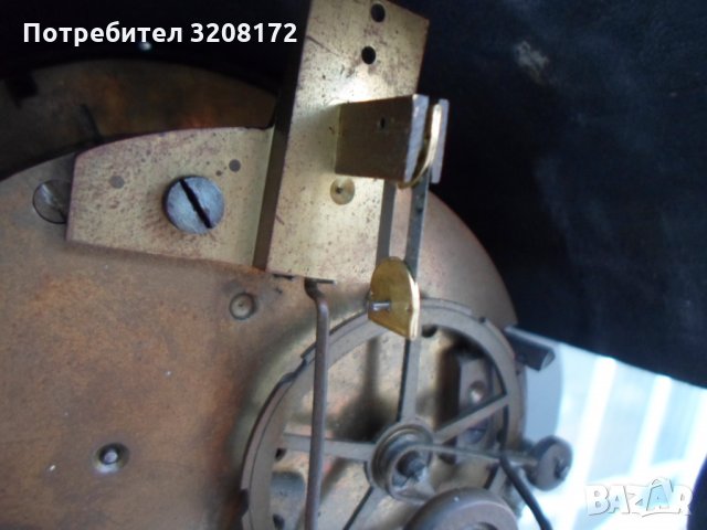 Портален Френски Часовник/19век,Дърво/Интарзия-Работи, снимка 11 - Антикварни и старинни предмети - 35959204