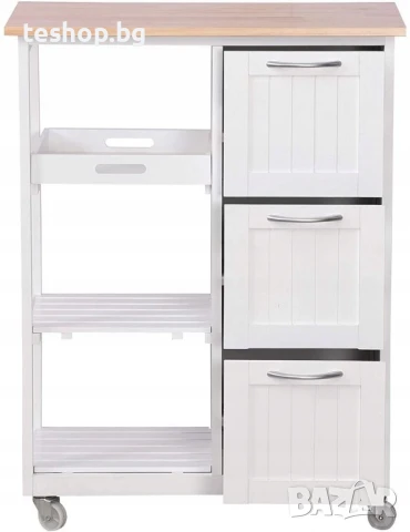 Кухненска количка на колелца рециклиран продукт преоценен!!!