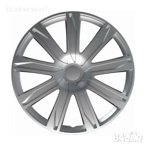  Комплект 4 броя Тасове за джанти 15'' Versaco REIZ силвър