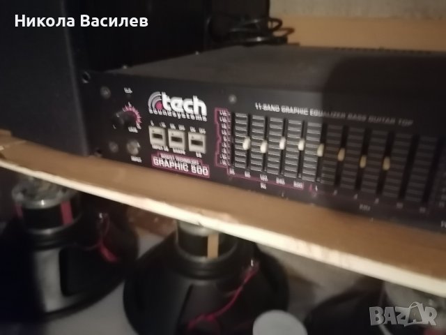 Бас усилвател Tech sound system graphic 500 продавам и под наем