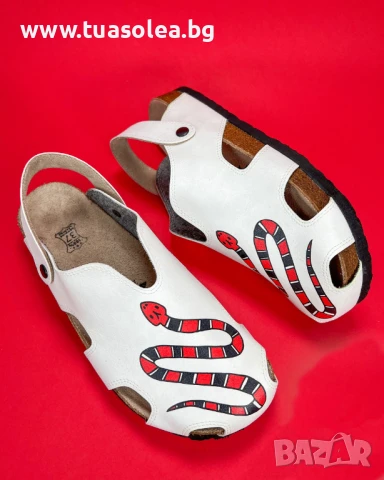 🥁 Намаление - Ортопедични сандали със стелка от естествен велур | Марка Tuasolea, снимка 1