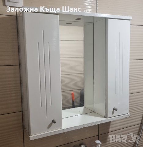 Горен огледален шкаф за баня , снимка 2 - Шкафове - 41926028