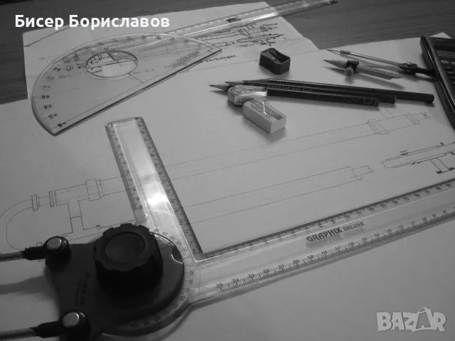 Пречертаване от PDF/скица в DWG