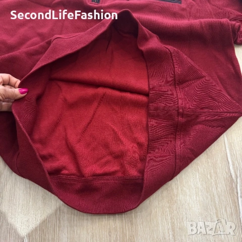 Мъжки пуловер Claudio Campione Yachting размер XXL червен, снимка 6 - Пуловери - 53357073