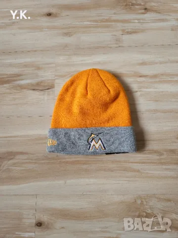 Оригинална дамска зимна шапка New Era x Miami Marlins MLB, снимка 2 - Шапки - 48291632