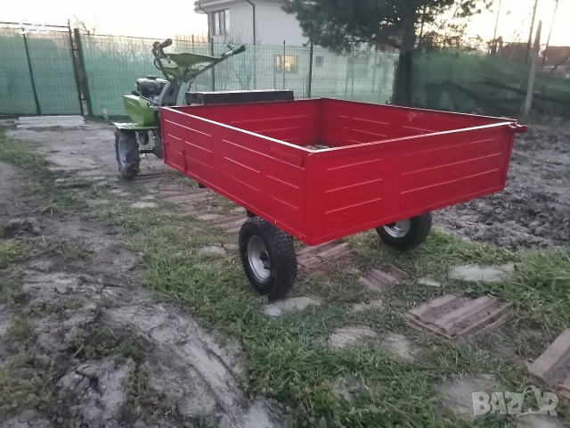 Ремарке за мотофреза Без спирачки , снимка 7 - Ремаркета - 53772699