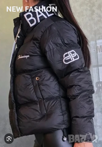 Дамско Зимно Яке- Лого Бродирано ✨ Balenciaga , снимка 2 - Якета - 50448346