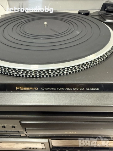 🔊Ретро аудио сет TECHNICS - ресийвър с дистанционно, CD плеър с дистанционно, дек и грамофон🔈, снимка 4 - Аудиосистеми - 56137008
