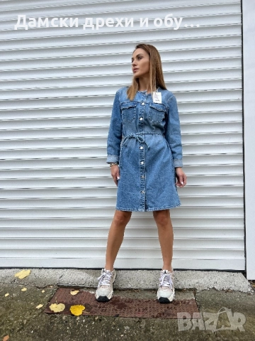 Дънкова рокля ONLY , снимка 3 - Рокли - 52371342