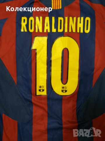 Оригинална тениска Nike 90 – Ronaldinho, FC Barcelona, снимка 6 - Футбол - 41104200