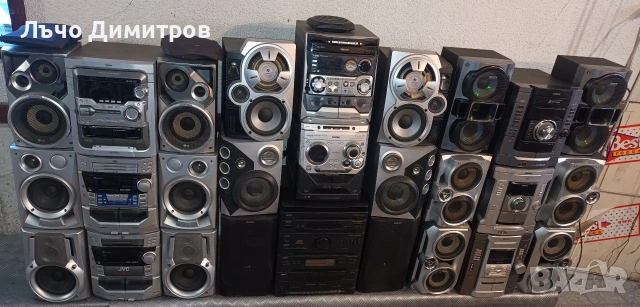 Аудио системи SONY - PANASONIC - AIWA- PHILIPS -JVC - SHARP - TECHNICS , снимка 3 - Аудиосистеми - 51622720