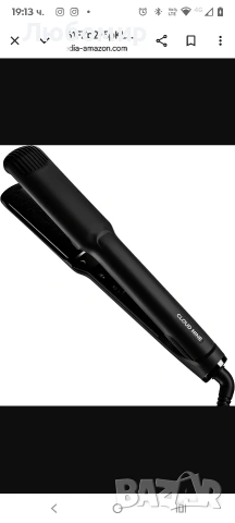 Преса за коса CLOUD NINE The Wide Iron | Керамични плаващи плочи | Технология Cushion Spring , снимка 9 - Преси за коса - 53204765