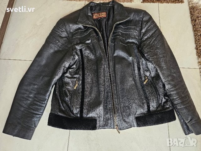 Кожено яке, снимка 2 - Якета - 30542760