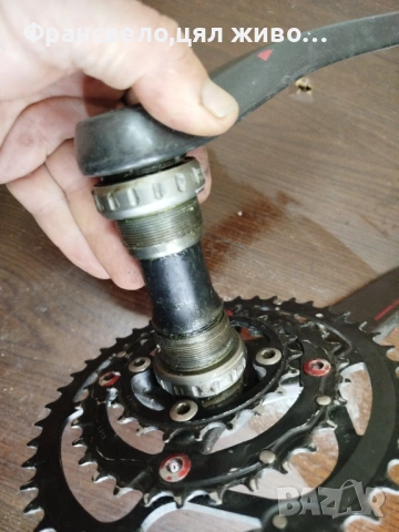 Курбел карбон със средно движение за велосипед колело truvativ noir , снимка 7 - Части за велосипеди - 50646952