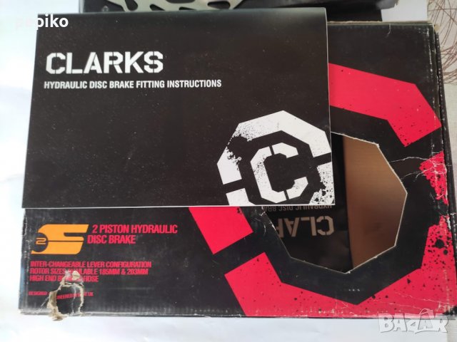 Продавам колела внос от Германия  хидравлични дискови спирачки CLARKS, снимка 2 - Части за велосипеди - 38787654