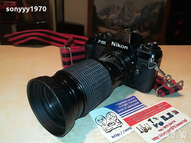 NIKON F-301 MADE IN JAPAN-ВНОС FRANCE 1508212100, снимка 2 - Фотоапарати - 33824294