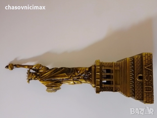 статуя на свободата-метал, снимка 2 - Статуетки - 52500240