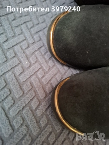 Ботуши естествен велур 36номер , снимка 2 - Дамски ботуши - 53176966