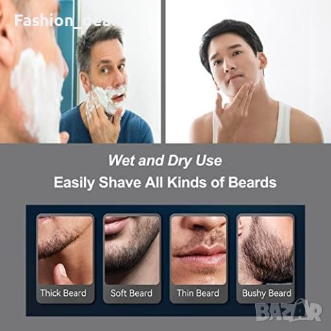 Нова Електрически самобръсначки за мъже/LCD дисплей/ Подарък Приятел Баща, снимка 6 - Електрически самобръсначки - 41264333