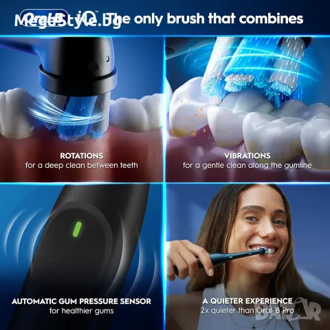 Електрическа четка за зъби Oral-B iO2 Night Black + Калъф за пътуване, снимка 12 - Други - 55834305