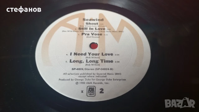 Дългосвиреща грамофонна плоча на SEAWIND, А&М , снимка 8 - Грамофонни плочи - 50733985