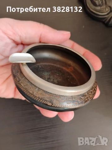 винтидж пепелник, снимка 4 - Антикварни и старинни предмети - 51053592