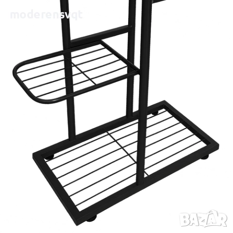 Цветарник стойка 6 етажа за растения лофт черен, снимка 3 - Градински мебели, декорация  - 51656984