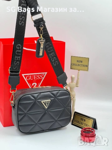 Guess дамска чанта през рамо стилна код 229, снимка 5 - Чанти - 42904332