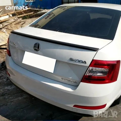 Спойлер за багажник за Skoda Octavia (2014-2016) - черен гланц