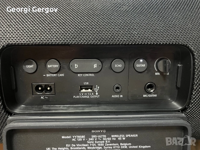 Bluetooth колонка SONY SRS - ULT 70, снимка 6 - Bluetooth тонколони - 52414204