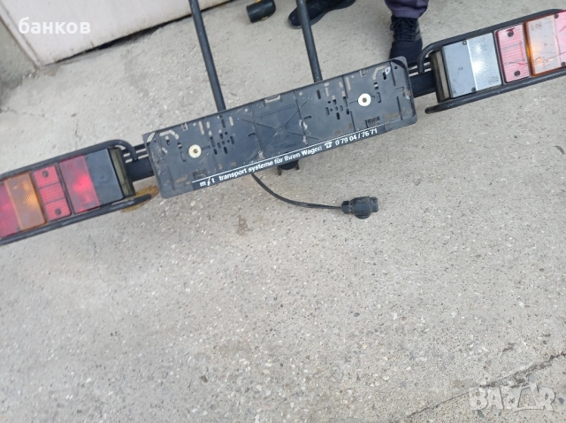 Вело багажник за 2велсипед за теглич, снимка 2 - Аксесоари за велосипеди - 52209634