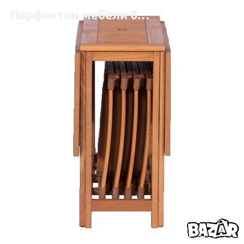Дървени сгъравеми столове,маси и комплекти на склад от тропическо дърво Меранти, снимка 12 - Столове - 41038931