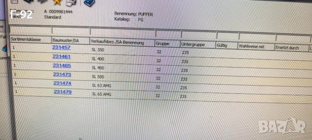 A0009981444**NEU**НОВА ЧАСТ **MERCEDES-BENZ**Тампон Специален**, снимка 6 - Части - 52253882