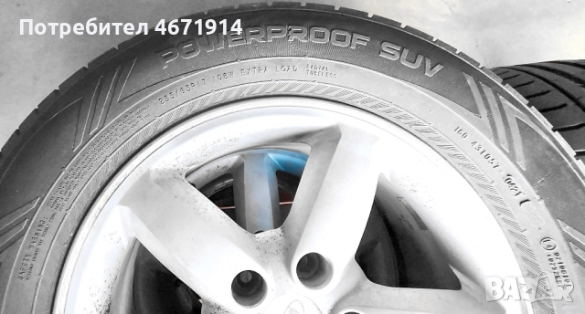 продавам 4 летни гуми 17' NOKIAN POWERPROOF SUV за джип, снимка 5 - Гуми и джанти - 52691683