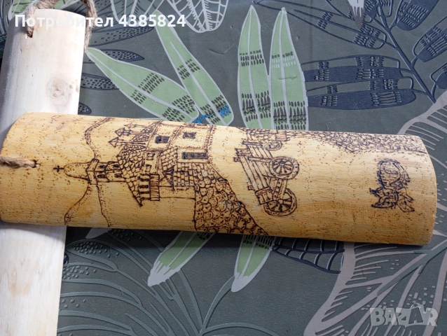 Пирография върху дърво , снимка 5 - Декорация за дома - 53454460
