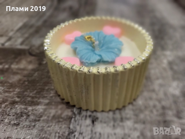 Ръчно изработена керамика с ароматна свещ , снимка 9 - Декорация за дома - 53641335