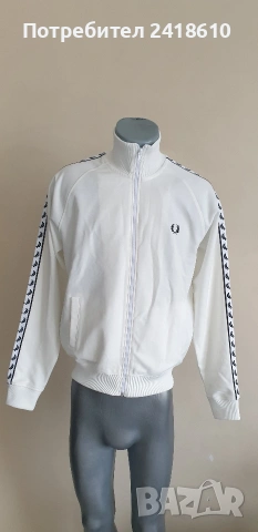 Fred Perry Full Zip Mens Size  M НОВО! ОРИГИНАЛ! Мъжки Горнища!, снимка 15 - Спортни дрехи, екипи - 53593515