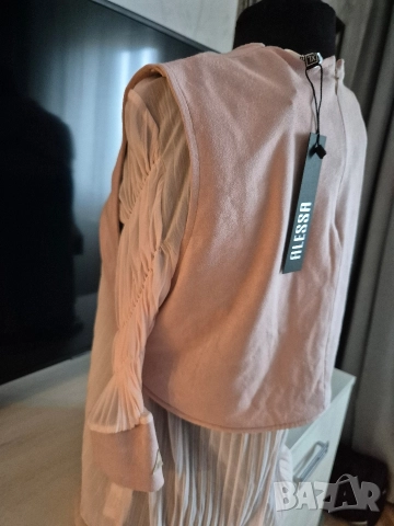 Нова риза + елек комплект топ на Алеса Alessa размер XL, снимка 3 - Ризи - 52868964