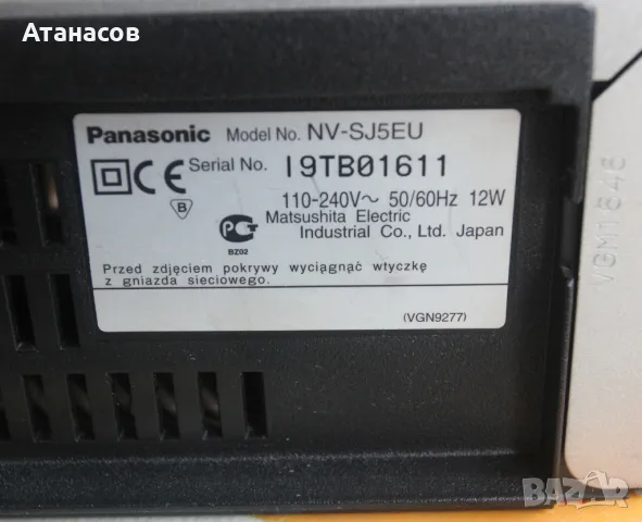 Panasonic VHS VCR SJ5 4 HEAD  Multi System видеорекордер, снимка 8 - Плейъри, домашно кино, прожектори - 49601977