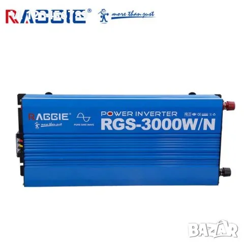 12V /3000 вата Инвертор с чиста синусоида Raggie или 24V/3000W, снимка 1 - Друга електроника - 47825756