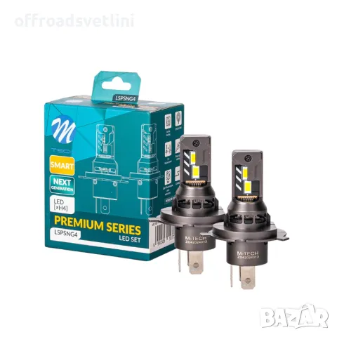 MTECH PREMIUM Серия Диодни крушки H4 12V 300% Светлина Директен Монтаж