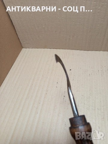 Стара Кована Кука Занаятчийски Инструмент. , снимка 6 - Антикварни и старинни предмети - 52697639