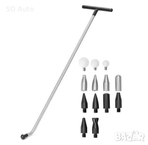 PDR  Лост 610 мм със сменяем връх за ремонт на вдлъбнатини без кит и боя - 13 части, снимка 4 - Аксесоари и консумативи - 49559051