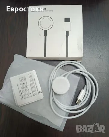 Безжично магнитно зарядно устройство 15W макс., съвместимо с MagSafe, Type C, цвят: бяло, снимка 5 - Аксесоари за Apple - 49832137