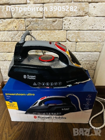 Ютия Russell Hobbs Power Steam Ultra 3100W, снимка 6 - Ютии - 53237034