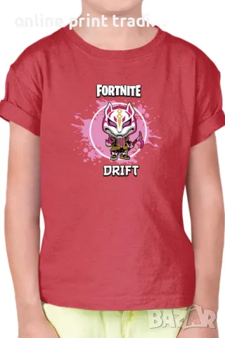 Детска тениска Фортнайт Fortnite Drift, снимка 5 - Детски тениски и потници - 48523146