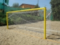 Мрежа плажен футбол 5,5х2,2 м: FL11B– цвят – бяло – око 10х10 см – материал – 5 мм полиестер – изклю