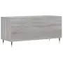 vidaXL Шкаф за винилови плочи сив сонома 100x38x48 см инженерно дърво, снимка 6