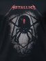 Нова мъжка тениска с дигитален печат на музикалната група METALLICA с паяк, снимка 5